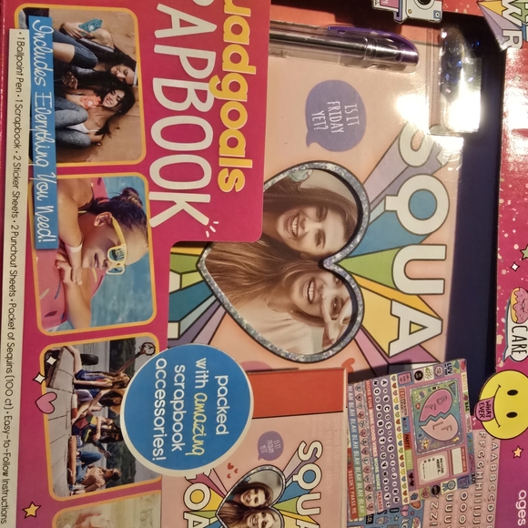 Squad Goals Scrapbook Kit with Accessories - Picture 1 of 1